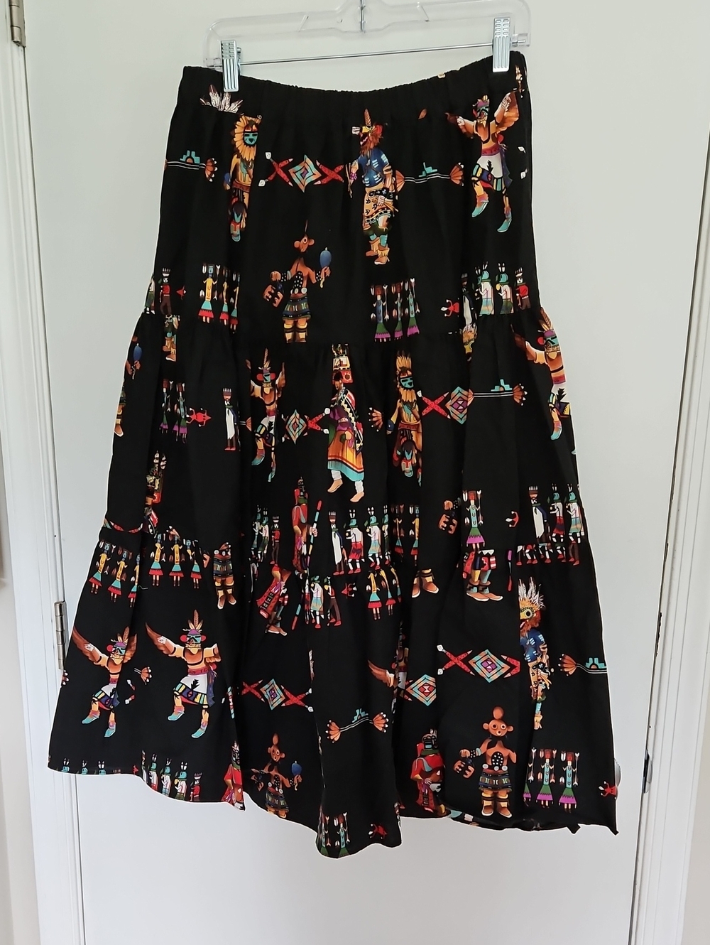 Vintage Broom Skirt Kachina Doll Southwestern Native American Indians One Size